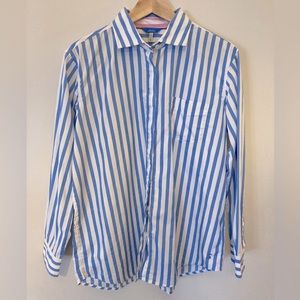 Joules Amilla Blue Stripe Shirt, Size US 10
